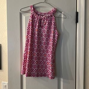 Jude connally halter top shirt xs extra small